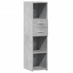Hoge Kast Grijs 30x42cm - Retourdeal - 60% Korting!, Huis en Inrichting, Ophalen of Verzenden, Nieuw