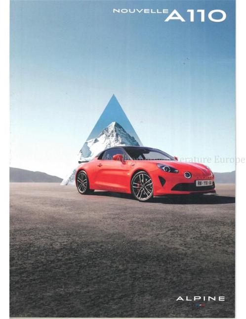 2021 ALPINE A110 BROCHURE FRANS, Boeken, Auto's | Folders en Tijdschriften