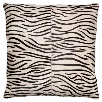 *kussen koehuid zebra 45x45cm* beschikbaar voor biedingen