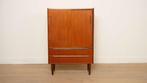 Vintage wandkast | Schuifdeuren | Deens design | 120 cm, Huis en Inrichting, Ophalen of Verzenden, Nieuw