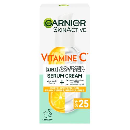 Garnier SkinActive Vitamine C Glow Booster Serum Cream, Sieraden, Tassen en Uiterlijk, Uiterlijk | Lichaamsverzorging, Nieuw, Verzenden
