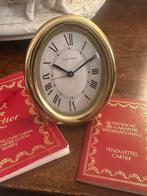 Bureauklok - Messing, Staal - 1990-2000 - Goudkleurig