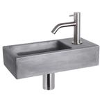 Fonteinset Differnz Ravo Beton 38.5x18.5x9 cm Donker Grijs, Ophalen of Verzenden, Nieuw, Chroom, Overige typen