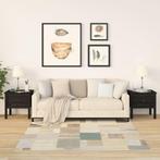 vidaXL Bijzettafels 2 st 50x50x49 cm massief grenenhout, Huis en Inrichting, Tafels | Bijzettafels, Verzenden, Nieuw, 45 tot 60 cm