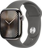 Apple Watch Series 10 42 mm titanium kast naturel op, Verzenden, Zo goed als nieuw