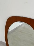 Spiegel - Glas, Hout - Muurspiegel met houten lijst.