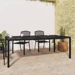 vidaXL Tuintafel 200x100x72 cm staal antracietkleurig, Tuin en Terras, Verzenden, Nieuw, Metaal