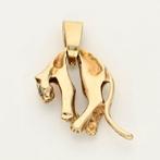 Hanger - 14 karaat Geel goud - 0.08ct. tw. Diamant