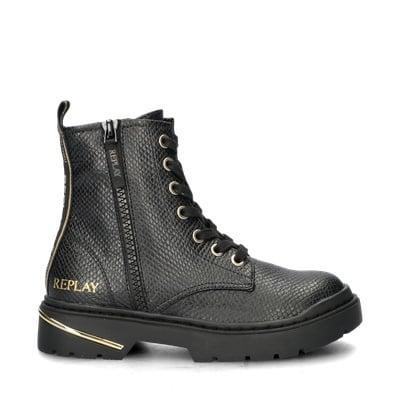 Replay Joplin veterboots in het Zwart, Kleding | Dames, Schoenen, Lage of Enkellaarzen, Zwart, Nieuw, Verzenden