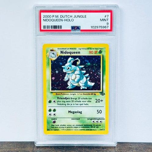 Pokémon Graded card - Nidoqueen Holo - Jungle #7 - Pokémon -, Hobby en Vrije tijd, Verzamelkaartspellen | Pokémon