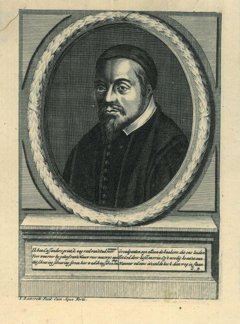 Portrait of George Cassander, Antiek en Kunst, Kunst | Etsen en Gravures