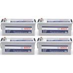 4 X Bosch T4 077 Accu 170Ah, Verzenden