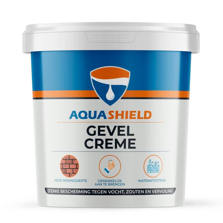Aquashield Aquashield gevelcreme 5 kg, Doe-het-zelf en Verbouw, Isolatie en Afdichting, Nieuw, Verzenden