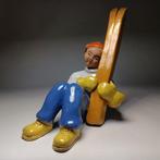 Maria H. Rahmer - sculptuur, Art Deco Boy with Skis - 20.5, Antiek en Kunst