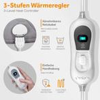 Warmtekussen - Nek en schouder - 3 temperatuurstanden - Grij, Verzenden, Zo goed als nieuw