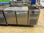 RVS Afinox Koelwerkbank 2 deuren 134 cm 230V Horeca, Ophalen of Verzenden, Gebruikt