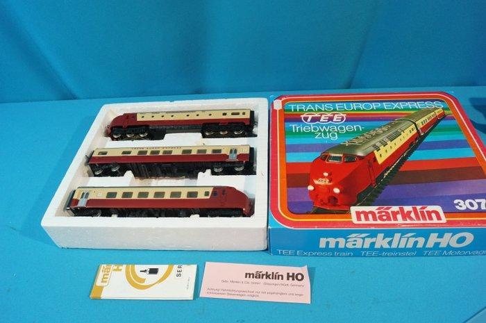 Märklin H0 - 3071 - Treinstel (1) - Treinstel Edelweiss, Hobby en Vrije tijd, Modeltreinen | H0