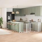 vidaXL Hondenhek inklapbaar met deur 12 panelen 960cm, Dieren en Toebehoren, Honden-accessoires, Verzenden, Nieuw