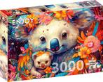 Koala Kuddles Puzzel (3000 stukjes) | Enjoy Puzzle - Puzzels, Hobby en Vrije tijd, Denksport en Puzzels, Nieuw, Verzenden