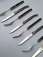 Laguiole - 6x forks and 6x Knives - completely stainless, Antiek en Kunst, Antiek | Keukenbenodigdheden