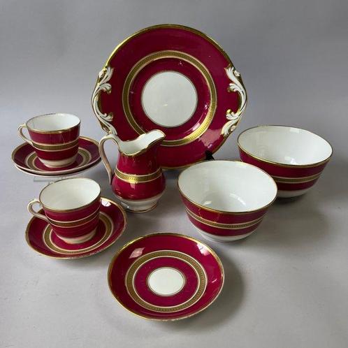 Theeservies (10) - Rare Antique English Tea Service, Antiek en Kunst, Antiek | Glas en Kristal