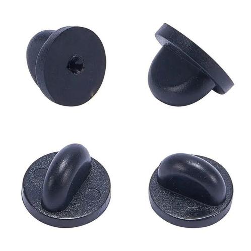 Fako Bijoux® - 10 Rubberen Pin Backs - Vlinder Clutch, Hobby en Vrije tijd, Kralen en Sieraden maken, Verzenden
