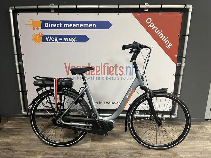 Stella Livorno Ebike Shimano Middenmotor 28 inch 53 cm Grijs, Fietsen en Brommers, Elektrische fietsen, Zo goed als nieuw, 51 tot 55 cm