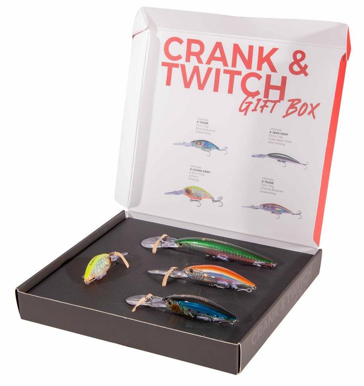 Ultimate Crank & Twitch Gift Box (4pcs), Watersport en Boten, Hengelsport | Algemeen, Nieuw, Verzenden