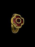 Vroeg-middeleeuws Geel goud Ring - Merovingische gouden ring
