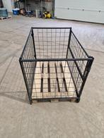 Pallet opzetrand 1200x800x965mm zwart, gebruikt, Ophalen of Verzenden