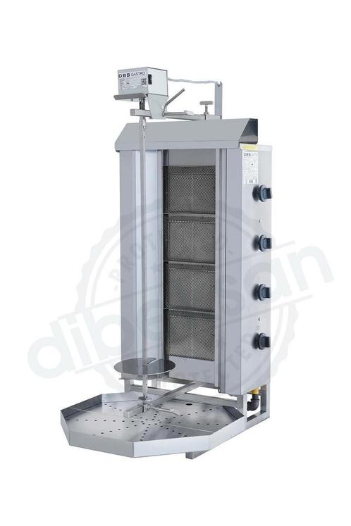 Dibeksan Donergrill | Gas | 4 Branders | Max. 70 kg | 595x66, Zakelijke goederen, Horeca | Keukenapparatuur, Nieuw in verpakking