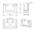 Bailey montageclip met magneet voor LED lichtslang, Ophalen of Verzenden, Nieuw