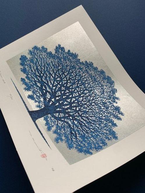 Tree scene 160B - Latest Work 2024 - NO RESERVE PRICE ! -, Antiek en Kunst, Antiek | Overige Antiek