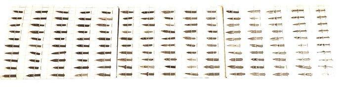 300 Pennini (Acciaio Dorati Bronzati) Nuovi +4 Scatole, Verzamelen, Pennenverzamelingen