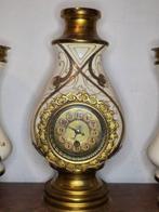 Klok en garnituur set (3) - Keramiek - 1900-1910