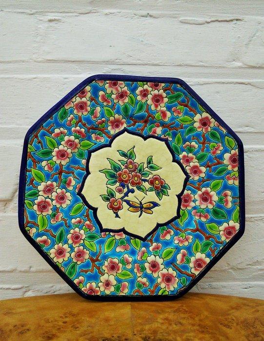 Longwy - Justin Masson - Bord - Emaille, Keramiek, Antiek en Kunst, Antiek | Glas en Kristal