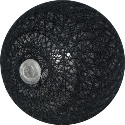 Cotton ball Zwart - 6cm, Huis en Inrichting, Lampen | Overige, Nieuw, Verzenden