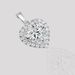 Zonder Minimumprijs - Hanger - 18 karaat Witgoud, IGI 5,01ct, Sieraden, Tassen en Uiterlijk, Antieke sieraden
