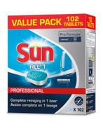 Sun All-in-One vaatwastabletten - 102 stuks, Verzenden
