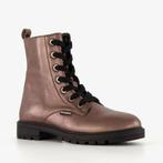 Braqeez leren meisjes veterboots roségoud maat 34, Kleding | Dames, Verzenden, Nieuw