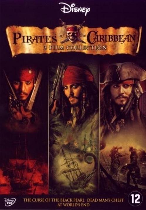 dvd - Pirates Of The Caribbean 1 t/m 3 - Pirates Of The C..., Cd's en Dvd's, Dvd's | Overige Dvd's, Zo goed als nieuw, Verzenden
