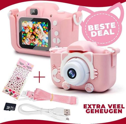 Lisiv ® Digitale Kindercamera HD 1080p Inclusief 64GB Micro, Kinderen en Baby's, Speelgoed | Educatief en Creatief, Zo goed als nieuw