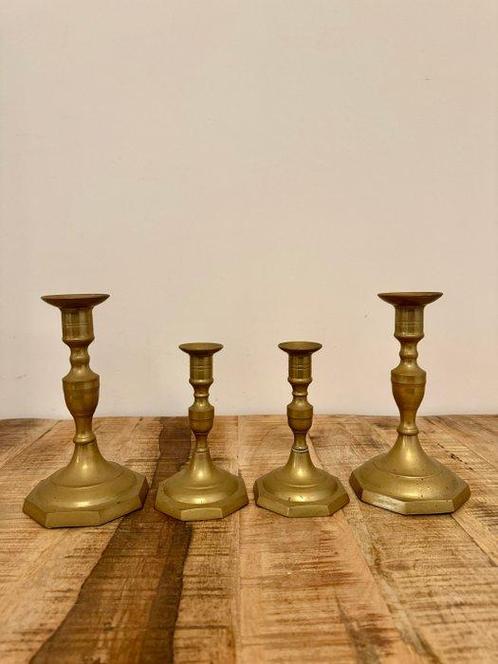 Taperstick (kleine blaker met een dunne pijp) - Verguld, Antiek en Kunst, Antiek | Overige Antiek