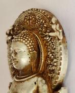 Pala-cultuur Zilver Zittende Boeddha Talismann met