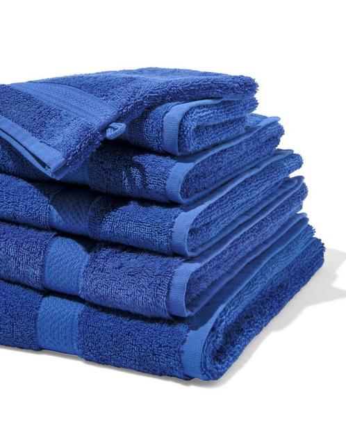 HEMA Handdoeken - zware kwaliteit kobaltblauw, Huis en Inrichting, Badkamer | Badtextiel en Accessoires, Nieuw, Verzenden