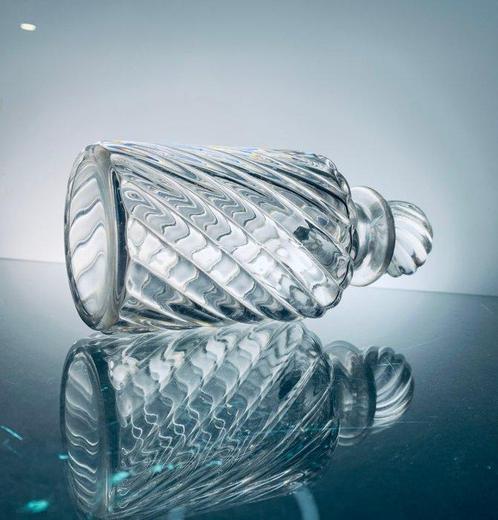 Baccarat - Parfumfles - Gedraaide bamboe - Kristal -, Antiek en Kunst, Antiek | Glas en Kristal