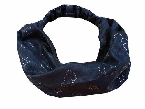 Haarband Bandana 3-in-1 Glitter Hart Ster Zwart, Sieraden, Tassen en Uiterlijk, Uiterlijk | Haarverzorging