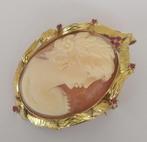 Zonder Minimumprijs - Broche - 18 karaat Geel goud - 18kt, Sieraden, Tassen en Uiterlijk, Antieke sieraden