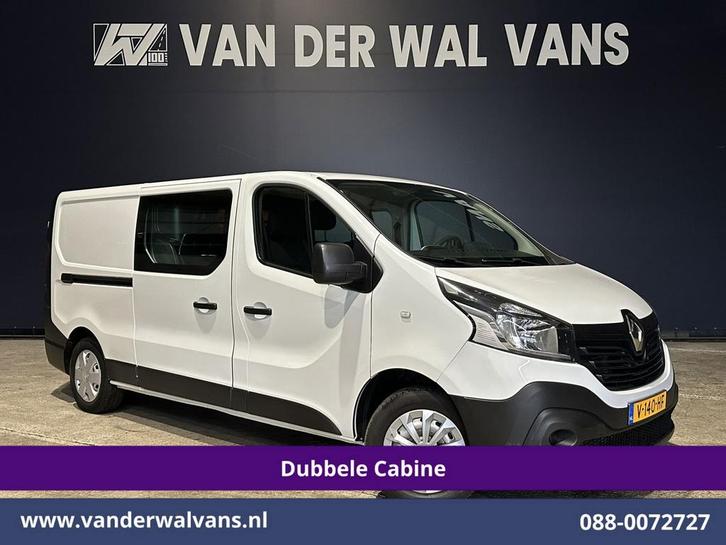 Renault Trafic | 1.6 dCi L2H1 Dubbele cabine Euro6 Airco |, Auto's, Bestelauto's, Dealer onderhouden, Te koop, Handgeschakeld
