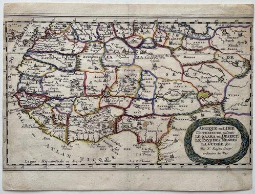Afrika - West-Afrika, Sahara; N. Sanson dAbbeville -, Boeken, Atlassen en Landkaarten